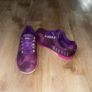 NoBull Women’s Purple Camo CrossFit Trainers – Size 9